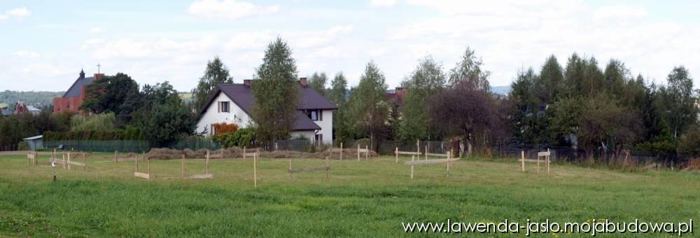 Działka w Jaśle - budowa domu Lawenda