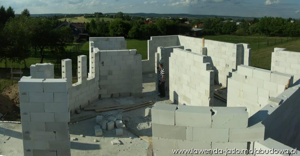 Projekt domu Lawenda (pracownia Horyzont) - budowa w Jaśle